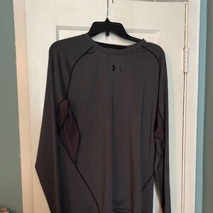 Under Armour Men's Charcoal Long Sleeve Tee